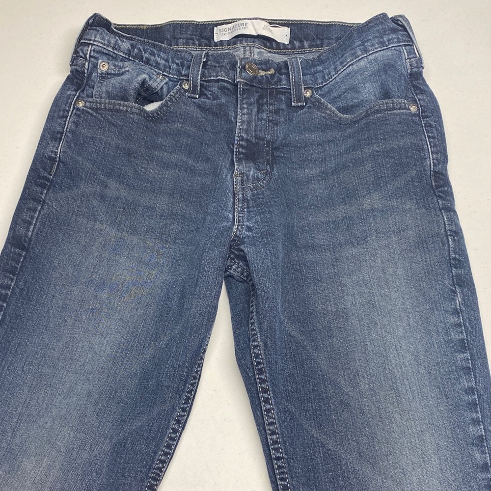 Signature by Levi Strauss Men's Slim Jeans in Blue